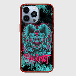 Чехол для iPhone 13 Pro Monster Slipknot, цвет: 3D-красный