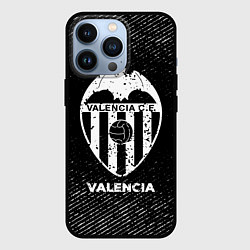 Чехол для iPhone 13 Pro Valencia с потертостями на темном фоне, цвет: 3D-черный