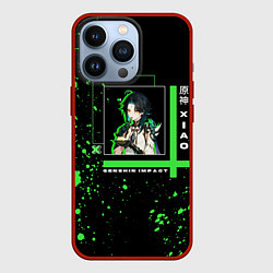 Чехол для iPhone 13 Pro Genshin Impact: Xiao, цвет: 3D-красный