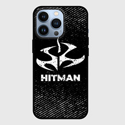 Чехол для iPhone 13 Pro Hitman с потертостями на темном фоне, цвет: 3D-черный