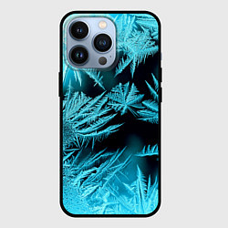Чехол iPhone 13 Pro Голубой лед - иней
