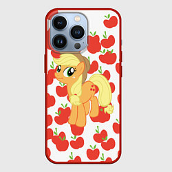 Чехол для iPhone 13 Pro AppleJack, цвет: 3D-красный