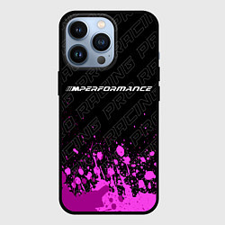 Чехол для iPhone 13 Pro BMW pro racing: символ сверху, цвет: 3D-черный