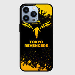 Чехол для iPhone 13 Pro Tokyo Revengers - gold gradient, цвет: 3D-черный