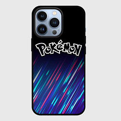 Чехол для iPhone 13 Pro Pokemon stream, цвет: 3D-черный