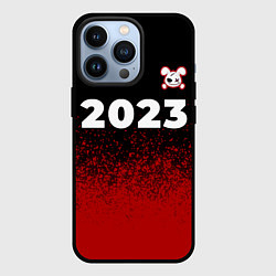 Чехол iPhone 13 Pro Кролик НГ злой: символ сверху