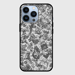 Чехол для iPhone 13 Pro Nirvana style light, цвет: 3D-черный
