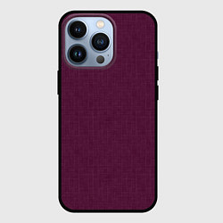 Чехол для iPhone 13 Pro Ягодный малиновый паттерн в елочку, цвет: 3D-черный