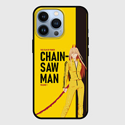Чехол для iPhone 13 Pro Человек-бензопила - Пауэр, цвет: 3D-черный