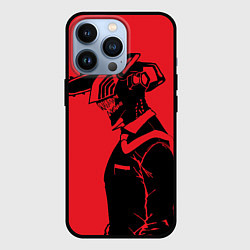 Чехол для iPhone 13 Pro Дэнджи в образе бензопилы, цвет: 3D-черный