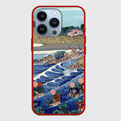 Чехол iPhone 13 Pro Кацусика Хокусай сон жены рыбака - японская гравюр
