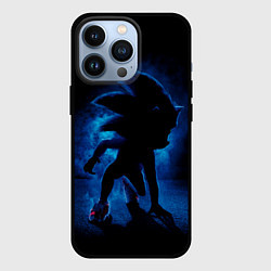 Чехол для iPhone 13 Pro Sonic - dark theme, цвет: 3D-черный