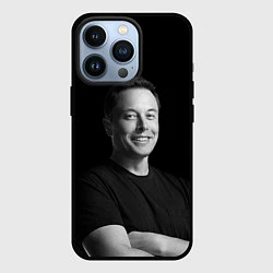 Чехол для iPhone 13 Pro Илон Маск, портрет, цвет: 3D-черный