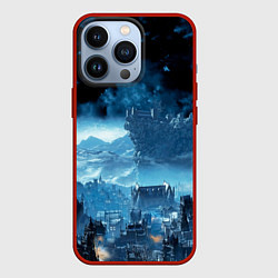 Чехол для iPhone 13 Pro Dark Souls III - Мир, цвет: 3D-красный