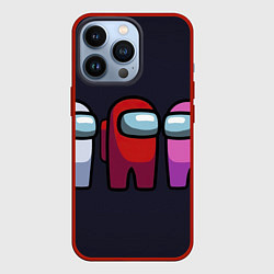 Чехол для iPhone 13 Pro Красный среди предателей, цвет: 3D-красный