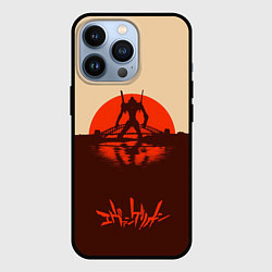 Чехол iPhone 13 Pro Евангелион ноль один