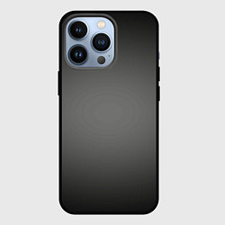 Чехол для iPhone 13 Pro Серый, черный градиент, цвет: 3D-черный