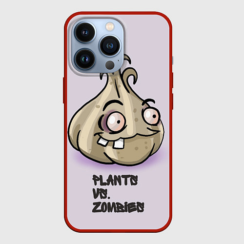 Чехол iPhone 13 Pro Чеснок из игры / 3D-Красный – фото 1