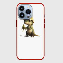 Чехол для iPhone 13 Pro Baby T-Rex, цвет: 3D-красный
