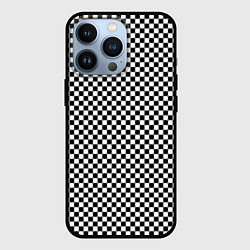 Чехол для iPhone 13 Pro Шахматная клетка иллюзия, цвет: 3D-черный