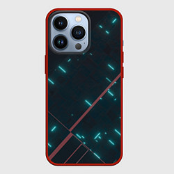Чехол iPhone 13 Pro Неоновые линии в полной темноте