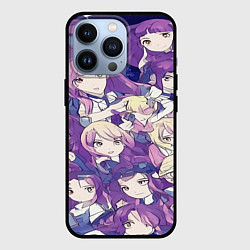 Чехол для iPhone 13 Pro Японские девушки в стиле анимэ, цвет: 3D-черный