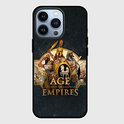 Чехол для iPhone 13 Pro Age of Empires Эпоха империй, цвет: 3D-черный