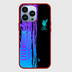 Чехол для iPhone 13 Pro Liverpool FC sport, цвет: 3D-красный