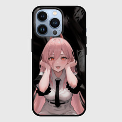 Чехол для iPhone 13 Pro Человек-Бензопила: Пауэр, цвет: 3D-черный