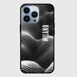 Чехол для iPhone 13 Pro Авангардный фрактальный паттерн - Милан, цвет: 3D-черный