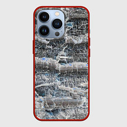 Чехол для iPhone 13 Pro Неземная текстура, цвет: 3D-красный