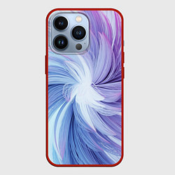 Чехол для iPhone 13 Pro Вихрь красок, цвет: 3D-красный