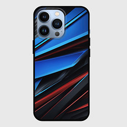 Чехол для iPhone 13 Pro Объемные элементы абстракция, цвет: 3D-черный