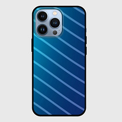 Чехол для iPhone 13 Pro Волны и полосы, цвет: 3D-черный