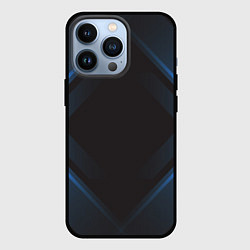 Чехол для iPhone 13 Pro Треугольная симметрия, цвет: 3D-черный