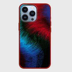 Чехол для iPhone 13 Pro Буря красок, цвет: 3D-красный