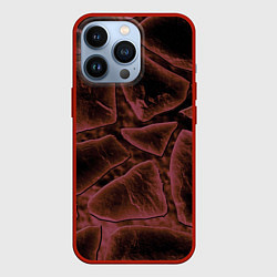 Чехол для iPhone 13 Pro Камнепад, цвет: 3D-красный