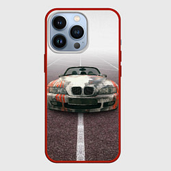 Чехол для iPhone 13 Pro Родстер BMW Z4, цвет: 3D-красный