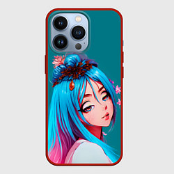 Чехол для iPhone 13 Pro Прекрасная Сора, цвет: 3D-красный