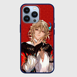 Чехол для iPhone 13 Pro Genshin Impact Kaveh, цвет: 3D-тёмно-синий