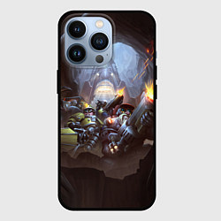 Чехол для iPhone 13 Pro Team Deep Rock Galactic, цвет: 3D-черный