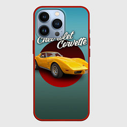 Чехол iPhone 13 Pro Американский спорткар Chevrolet Corvette Stingray