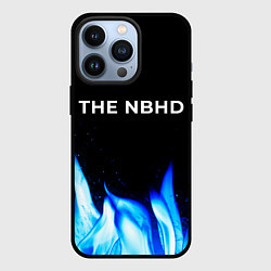 Чехол для iPhone 13 Pro The Neighbourhood blue fire, цвет: 3D-черный