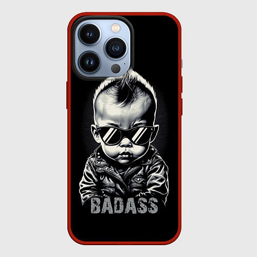 Чехол iPhone 13 Pro Badass / 3D-Красный – фото 1