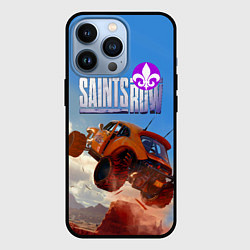 Чехол iPhone 13 Pro Saints Row - extreme driving - shooter