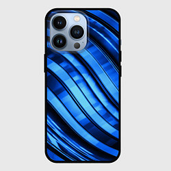 Чехол для iPhone 13 Pro Темно-синий металлик, цвет: 3D-черный