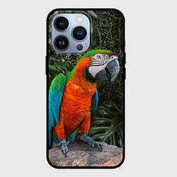 Чехол для iPhone 13 Pro Попугай Макао, цвет: 3D-черный