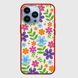 Чехол iPhone 13 Pro Цветочное царство