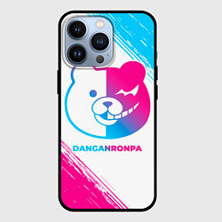 Чехол для iPhone 13 Pro Danganronpa neon gradient style, цвет: 3D-черный