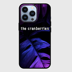 Чехол для iPhone 13 Pro The Cranberries neon monstera, цвет: 3D-черный